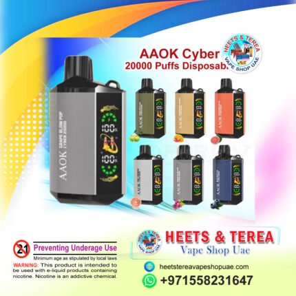 Best AAOK Cyber 20000 Puffs Disposable Vape in UAE