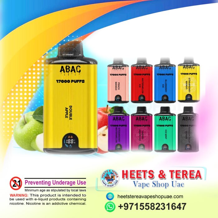 Best ABAC 17000 Puffs Disposable Vape (Dual Mesh) 5% in UAE