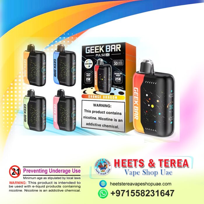 New GEEK BAR PULSE X 25000 Puffs Disposable Vape in dubai