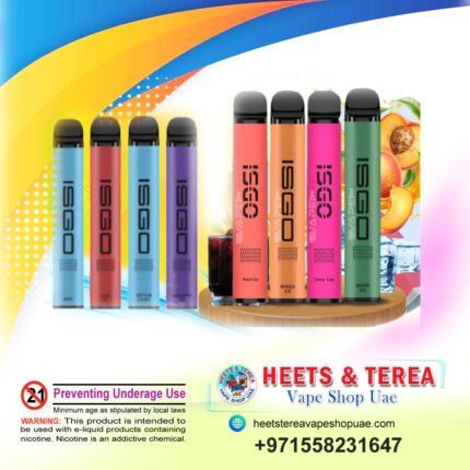 NEW ISGO VEGAS Disposable Vape 2800Puffs in UAE